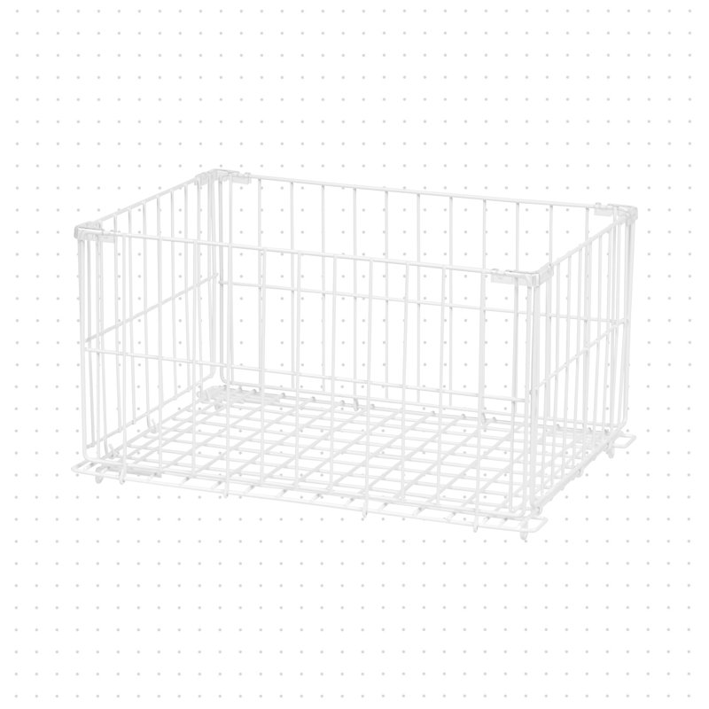 Dotted Line™ Modular Stacking Storage Wire Box Wayfair